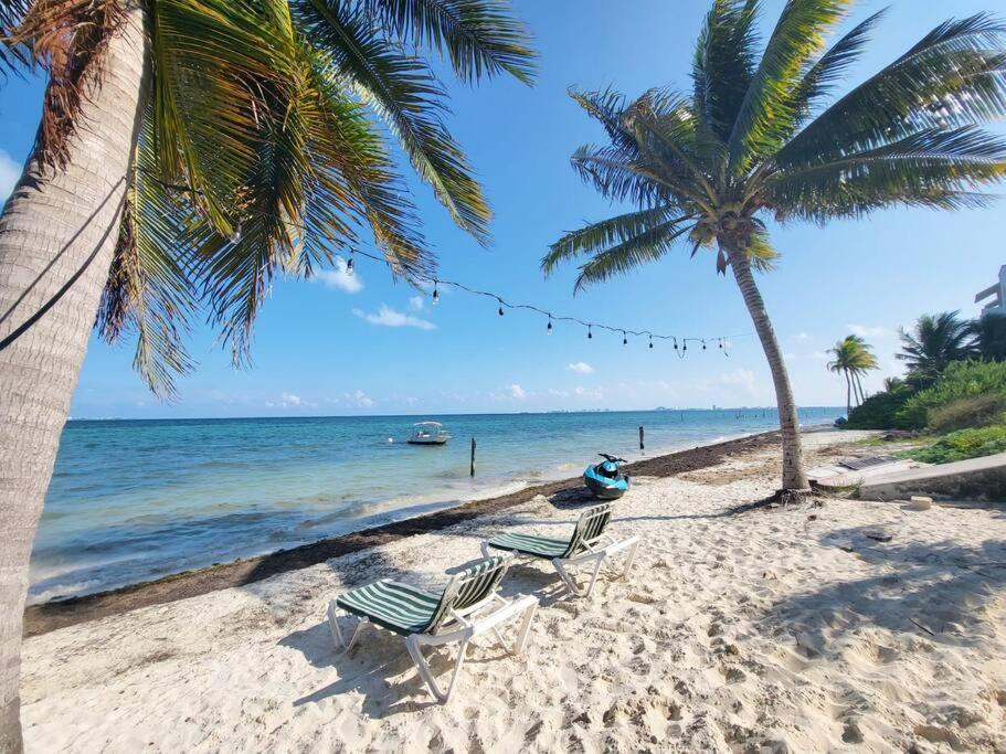 2 Rooms Apartment With Private Beach In Puerto Juarez Cancún Kültér fotó