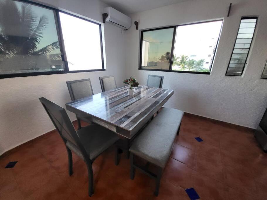 2 Rooms Apartment With Private Beach In Puerto Juarez Cancún Kültér fotó